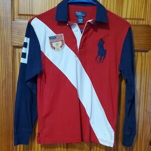 Polo Ralph Lauren Big Pony Kids Ski Champ Polo Size M 10-12